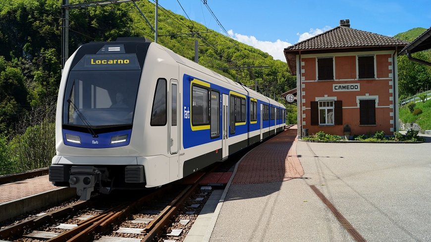 Additional order in Ticino:Stadler to build new tailor-made trains for the Centovalli railway